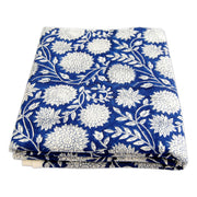 Best Quality Hand Block Print Indigo Fabric By Yards - CraftJaipur